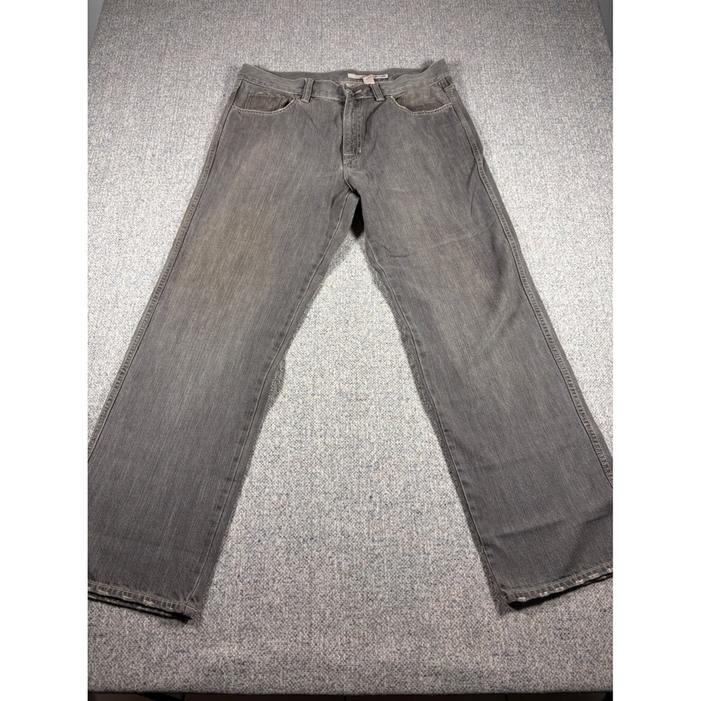 DKNY Jeans Relaxed Fit Gray‎ Denim Pants Men's Size 36x32